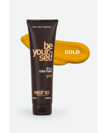 SHE BE YOUR SELF COLOR MASK GOLD 150 ML