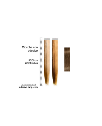 SHE EXTENSION FASHION TAPE BASIC A FREDDO 55/60 COLORE 12 (CONF 10PZ)