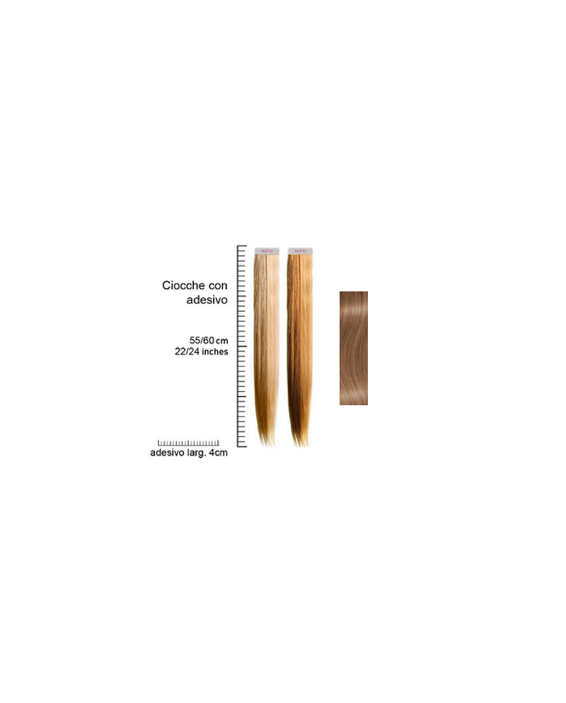 SHE EXTENSION FASHION TAPE BASIC A FREDDO 55/60 COLORE 19 (CONF 10PZ)