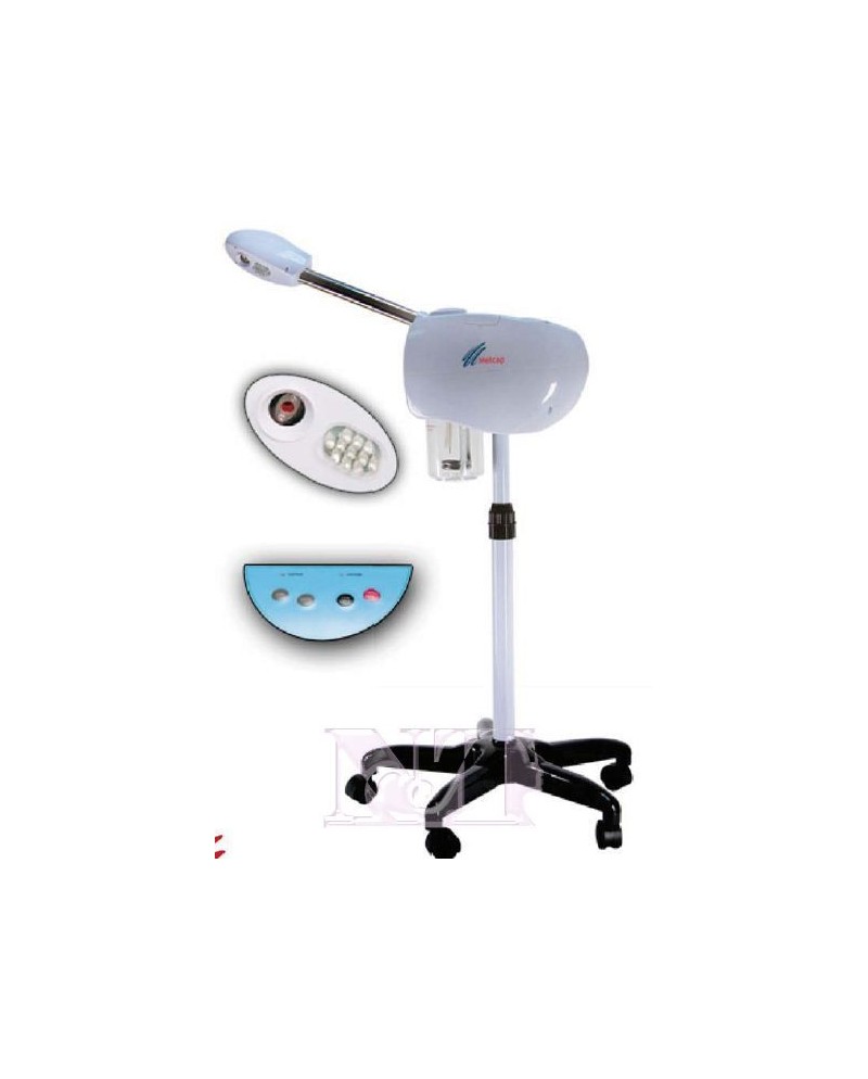 MELCAP VAPORIZZATORE VAPO TERAPY OZONO PIÙ CROMOTERAPIA