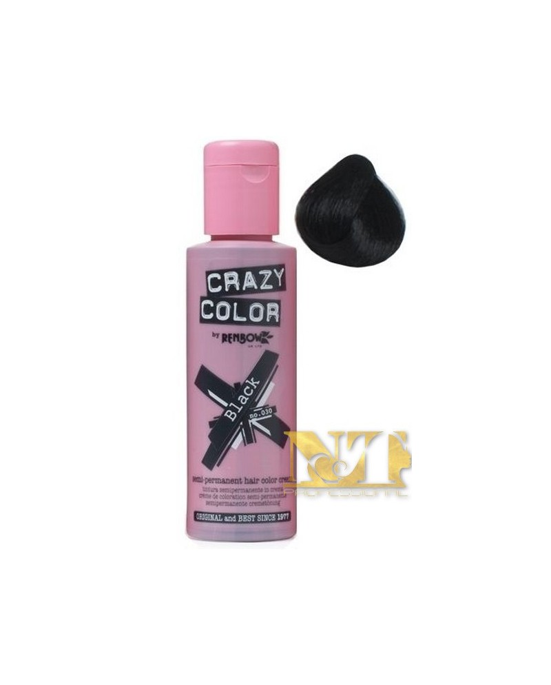 CRAZY COLOR BLACK  N° 30 100 ML
