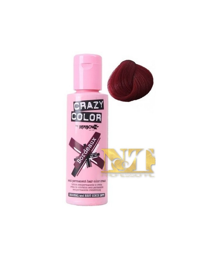 CRAZY COLOR BORDEAUX N° 51 100 ML