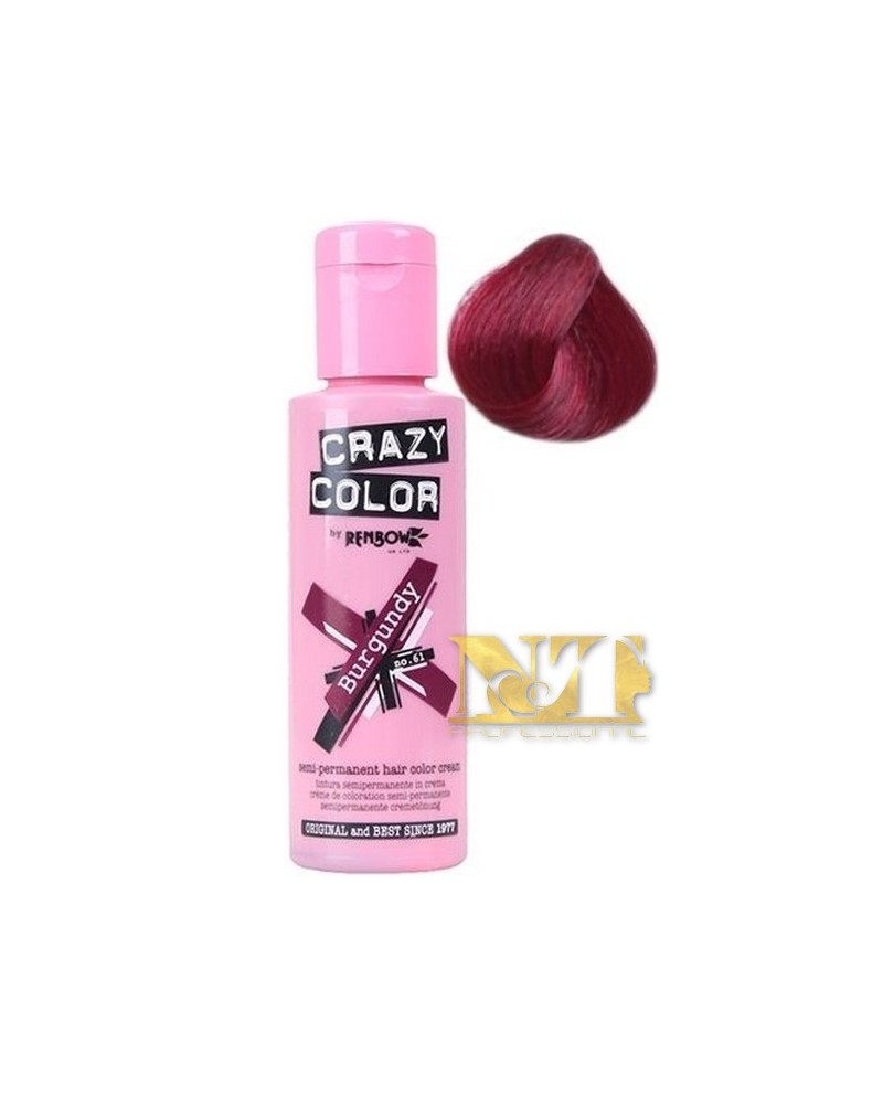CRAZY COLOR BURGUNDY N° 61 100 ML