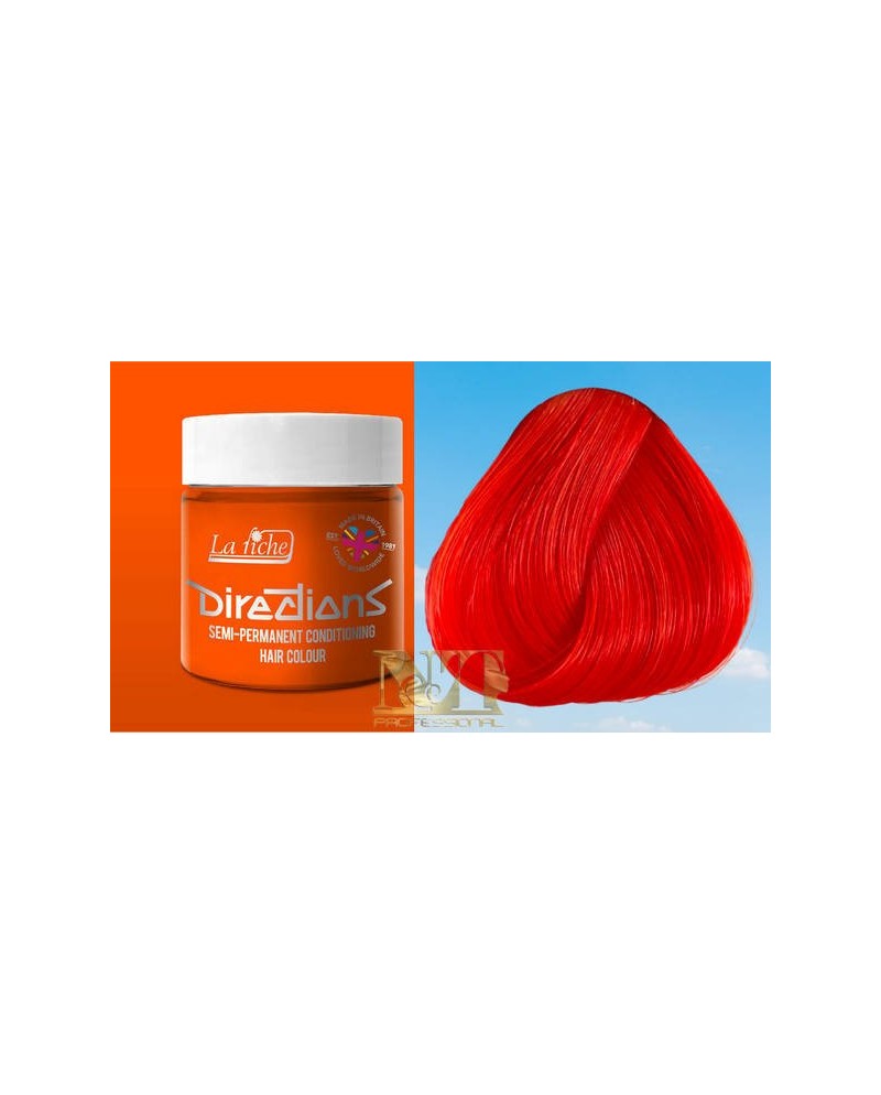DIRECTIONS DEMIPERMANENT COLOR 16 FLUORESCENT ORANGE 100 ML
